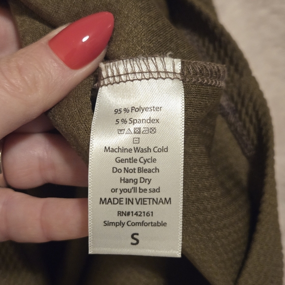 LuLaRoe Women's Knit Pencil Skirt in Olive Size Small - Picture 3 of 5